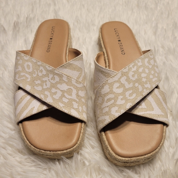 Lucky Brand Gayte printed espadrille sandals - Picture 3 of 9